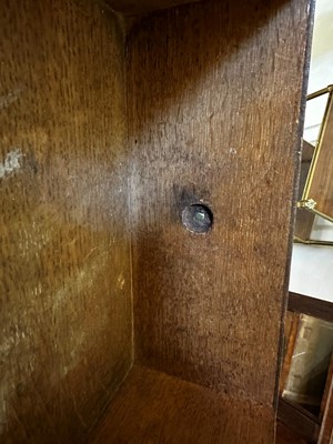 Lot 24 - A pair of mahogany and painted cabinets