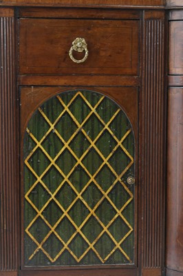 Lot 24 - A pair of mahogany and painted cabinets