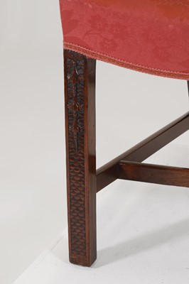Lot 20 - A George III mahogany armchair