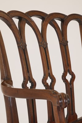 Lot 20 - A George III mahogany armchair