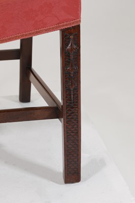 Lot 20 - A George III mahogany armchair