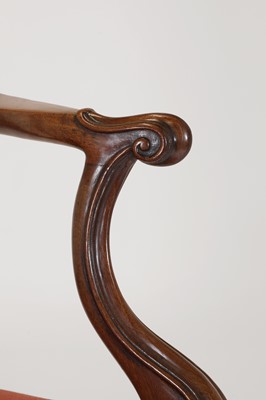 Lot 20 - A George III mahogany armchair