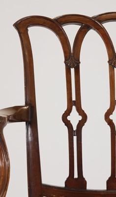 Lot 20 - A George III mahogany armchair
