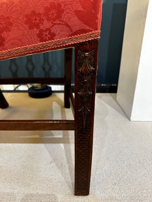 Lot 20 - A George III mahogany armchair