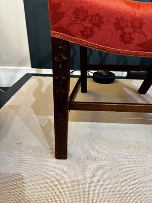Lot 20 - A George III mahogany armchair