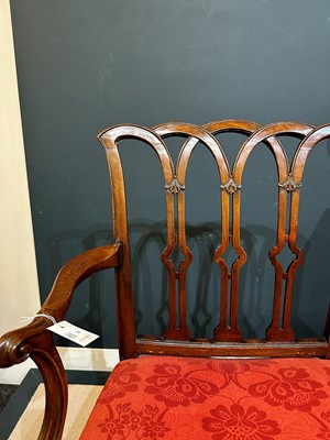 Lot 20 - A George III mahogany armchair