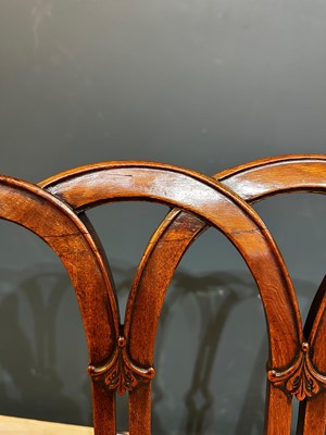 Lot 20 - A George III mahogany armchair