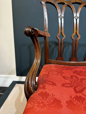 Lot 20 - A George III mahogany armchair