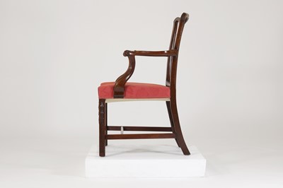 Lot 20 - A George III mahogany armchair