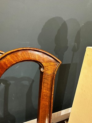 Lot 20 - A George III mahogany armchair