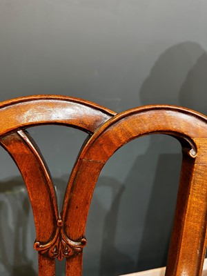 Lot 20 - A George III mahogany armchair