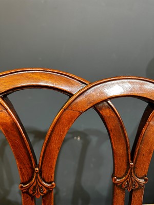 Lot 20 - A George III mahogany armchair