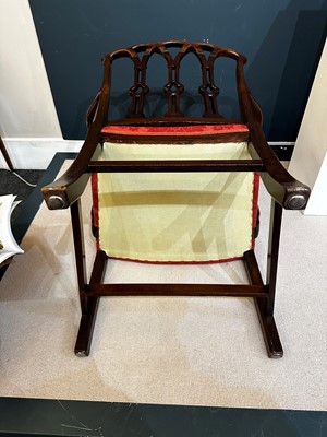 Lot 20 - A George III mahogany armchair