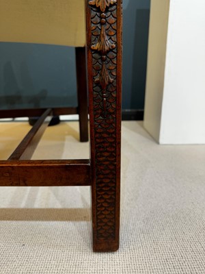 Lot 20 - A George III mahogany armchair