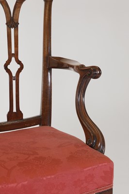 Lot 20 - A George III mahogany armchair