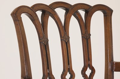 Lot 20 - A George III mahogany armchair