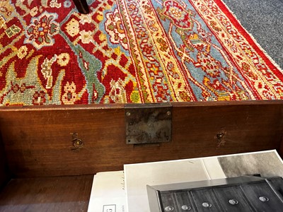 Lot 33 - A George I walnut 'bonnet' chest