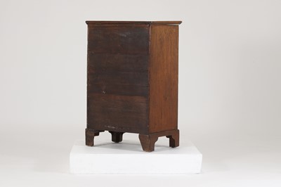 Lot 33 - A George I walnut 'bonnet' chest