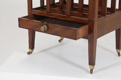 Lot 47 - A George III mahogany canterbury