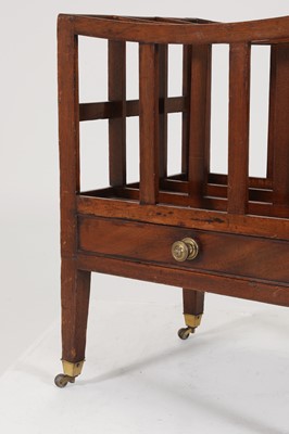 Lot 47 - A George III mahogany canterbury