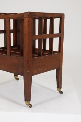 Lot 47 - A George III mahogany canterbury