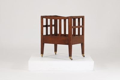 Lot 47 - A George III mahogany canterbury