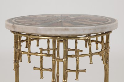 Lot 56 - A grand tour specimen marble and gilt-brass occasional table