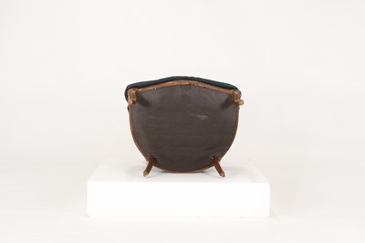 Lot 65 - A Louis XV-style beech fauteuil