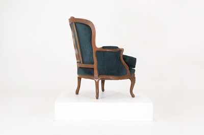 Lot 65 - A Louis XV-style beech fauteuil