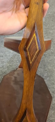 Lot 80 - A near pair of Directoire-style mahogany vide poches