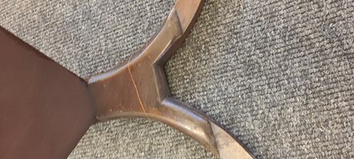 Lot 80 - A near pair of Directoire-style mahogany vide poches