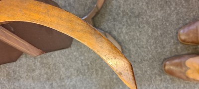 Lot 80 - A near pair of Directoire-style mahogany vide poches
