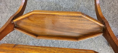Lot 80 - A near pair of Directoire-style mahogany vide poches