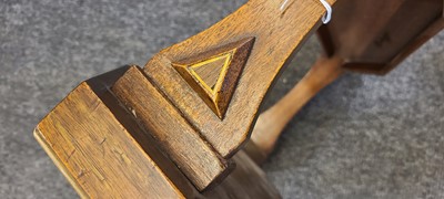 Lot 80 - A near pair of Directoire-style mahogany vide poches