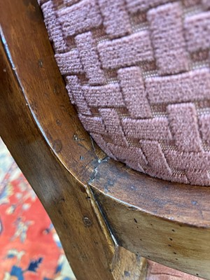 Lot 68 - A Louis XVI Transitional beech fauteuil à la reine