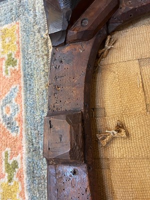 Lot 78 - A George II walnut stool