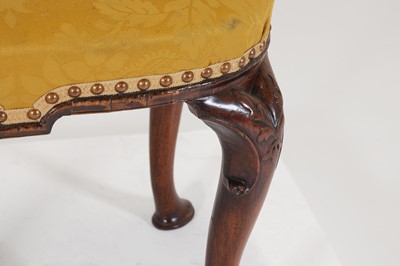 Lot 78 - A George II walnut stool