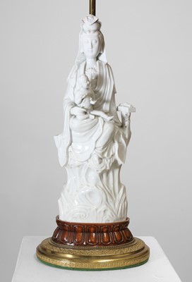 Lot 10 - A Chinese blanc de Chine figure