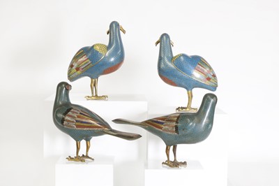 Lot 18 - A group of cloisonné pieces