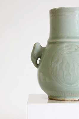 Lot 26 - A Chinese celadon vase