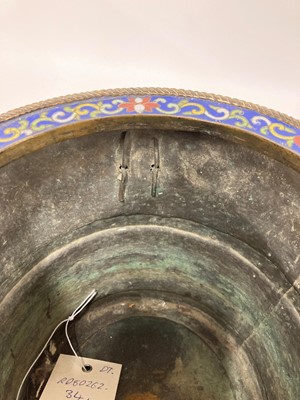 Lot 73 - A pair of cloisonné buckets