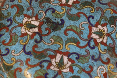 Lot 90 - A pair of cloisonné boxes and covers