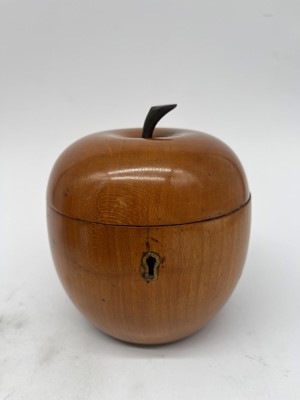 Lot 32 - Four George III fruitwood tea caddies