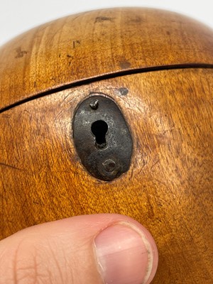 Lot 32 - Four George III fruitwood tea caddies