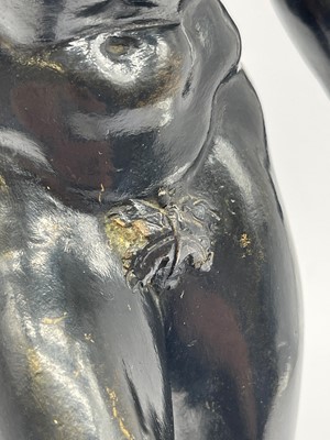 Lot 45 - A grand tour patinated bronze figure, after the antique
