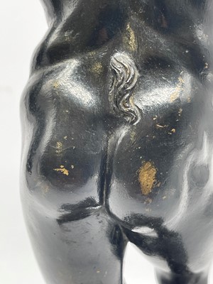 Lot 45 - A grand tour patinated bronze figure, after the antique
