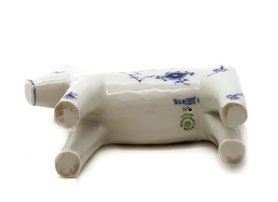 Lot 221 - A Royal Copenhagen porcelain 'Blue Fluted Plain' Dala horse