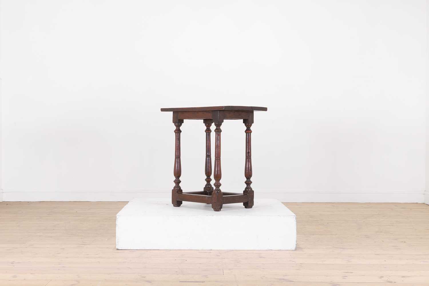 Lot 51 - A William and Mary yew side table