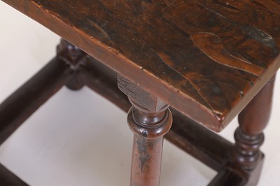 Lot 51 - A William and Mary yew side table