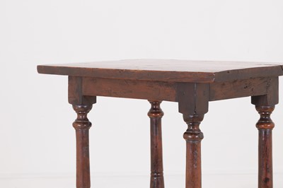 Lot 51 - A William and Mary yew side table